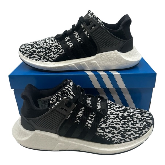 Adidas Originals EQT Support 93/17 Shoes Mens Sz 9.5 Black/White Sneakers BZ0584